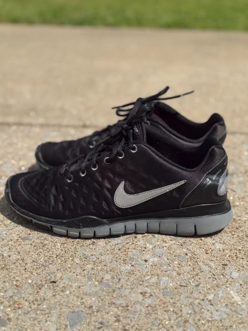 Nike Free TR Fit 2 Black Training Shoes Y2K Athleisure Womens 8.5 4012